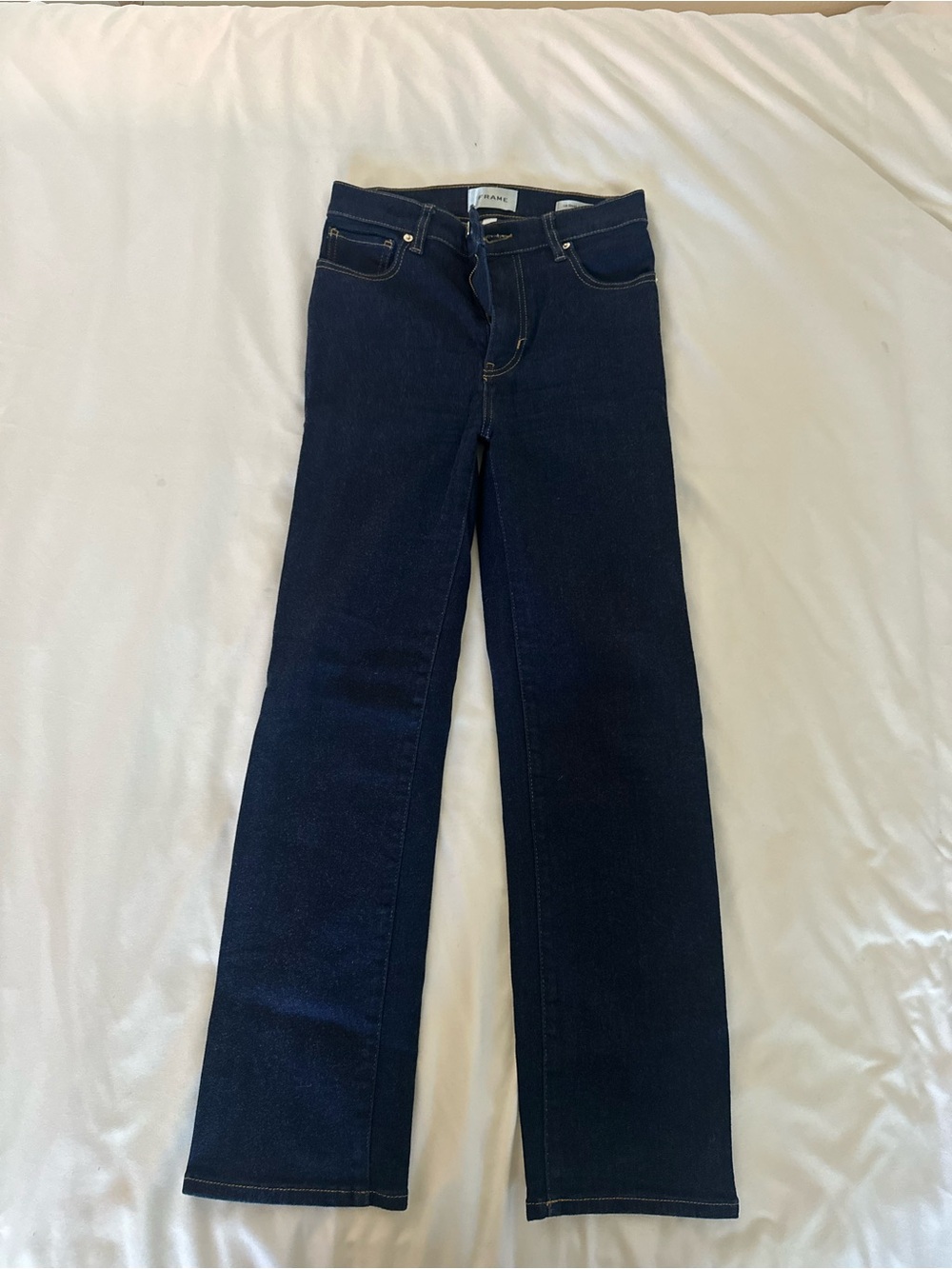 Frame Denim Dark Navy Flare Jeans